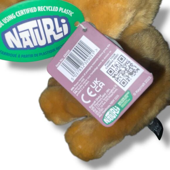 Living Nature 9" Plush Dog Golden Retriever Stuffed Animal Nursery Shower Gift - Picture 10 of 11